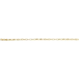 The Colleen Chain - 14K Yellow Gold 3.9 mm Puffed Oval Cable 18" Chain