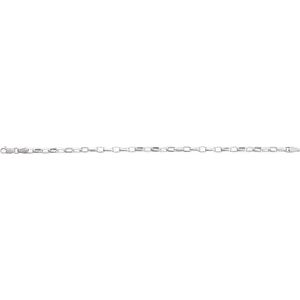 The Colleen Chain - Sterling Silver 3.9 mm Puffed Oval Cable 18" Chain