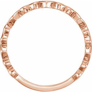 The Enilda Ring - 14K Rose Gold Heart Ring