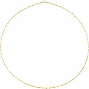 The Mary Chain - 14K Yellow Gold 1.9 mm Keyhole 18" Chain