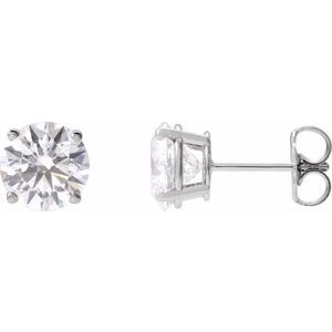 The Elaine Earrings - 14K White Gold  3 CTW Lab-Grown Diamond Stud Earrings