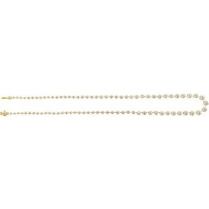 The Lucy Necklace - 14K Yellow Gold 6 3/4 CTW Lab-Grown Diamond Graduated 16" Necklace