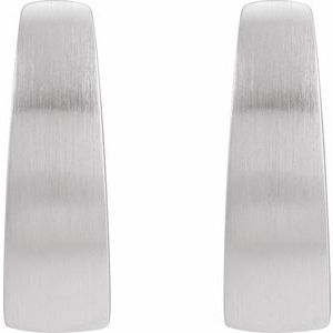 The Charlotte Earrings – Sterling Silver 24.2 mm Hinged Hoop Earrings
